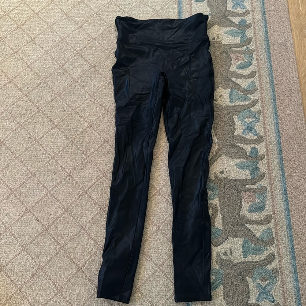 Spanx leather leggings